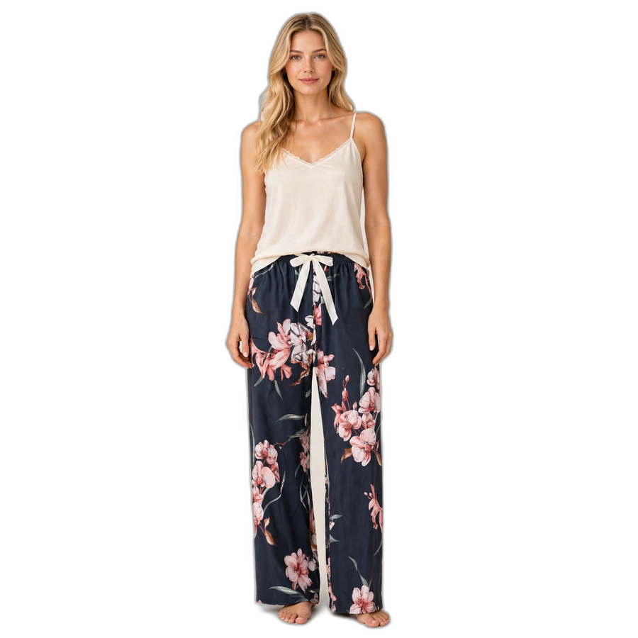 Blue Spring Floral Pyjama Set