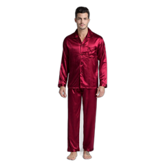 Men's Silk Pajama Set