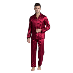 Men's Silk Pajama Set