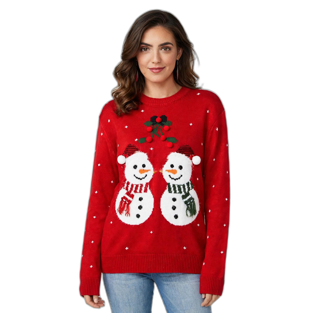 Women's Snowmen Christmas Ugly Sweater