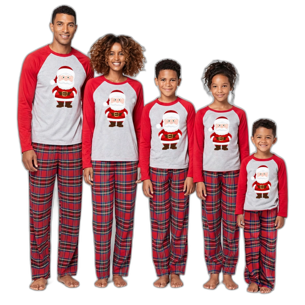 Santa Claus Long Sleeve Pajama Set