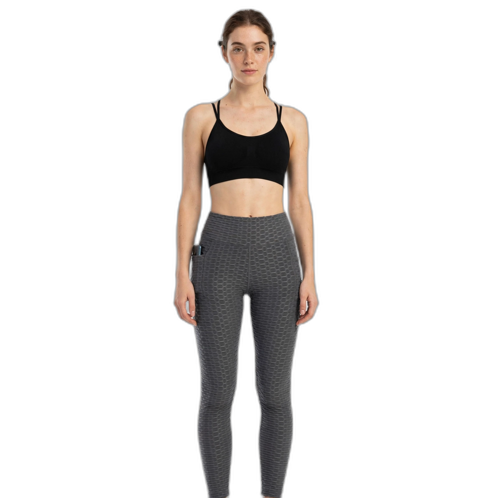 Women's Honeycomb Leggings with Side Pocket