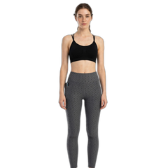 Women's Honeycomb Leggings with Side Pocket
