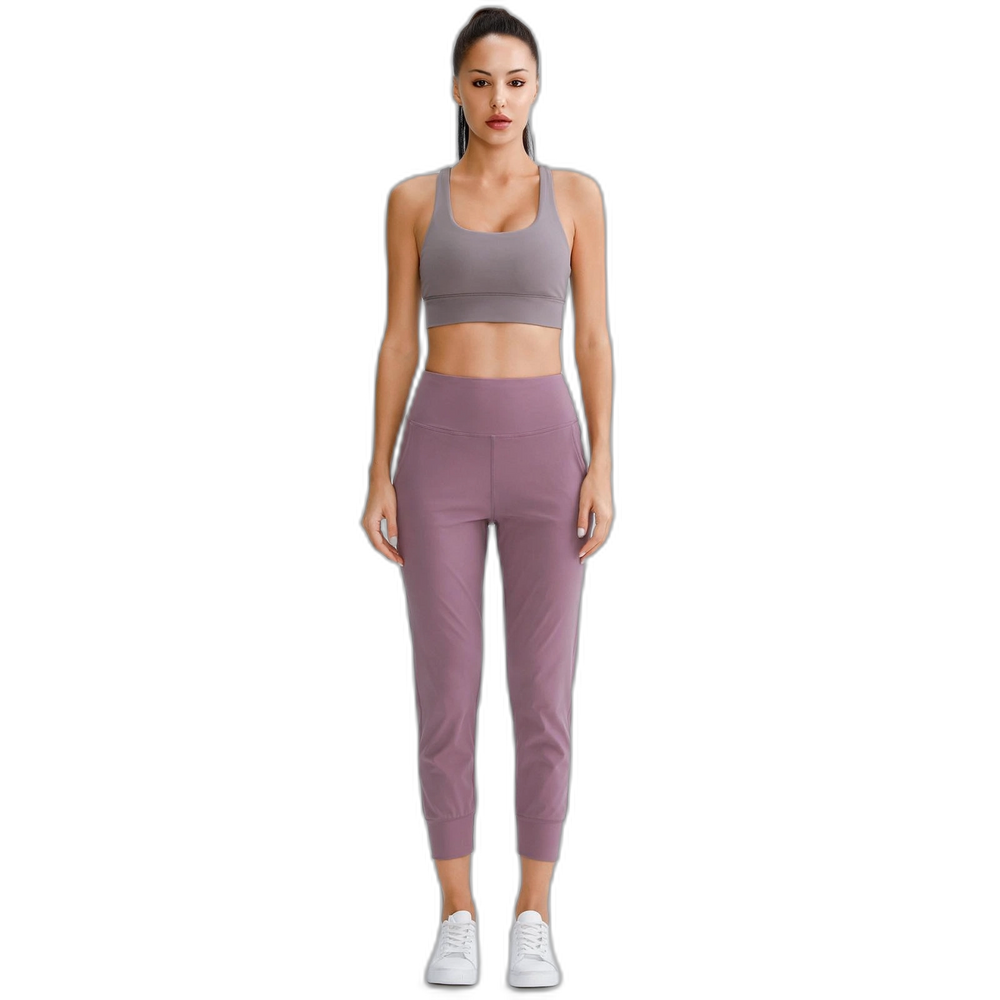 Women's High-Waist Loose Joggers with Pockets