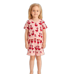 Girls’ Printed Pajama Shorts Set