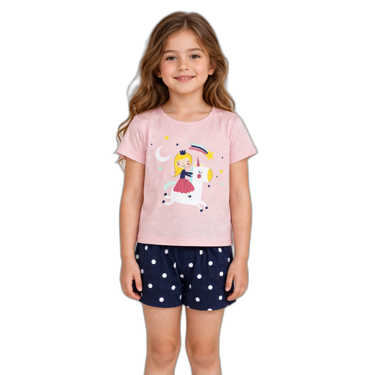 Girls' 2-Piece Unicorn Tank & Shorts Set
