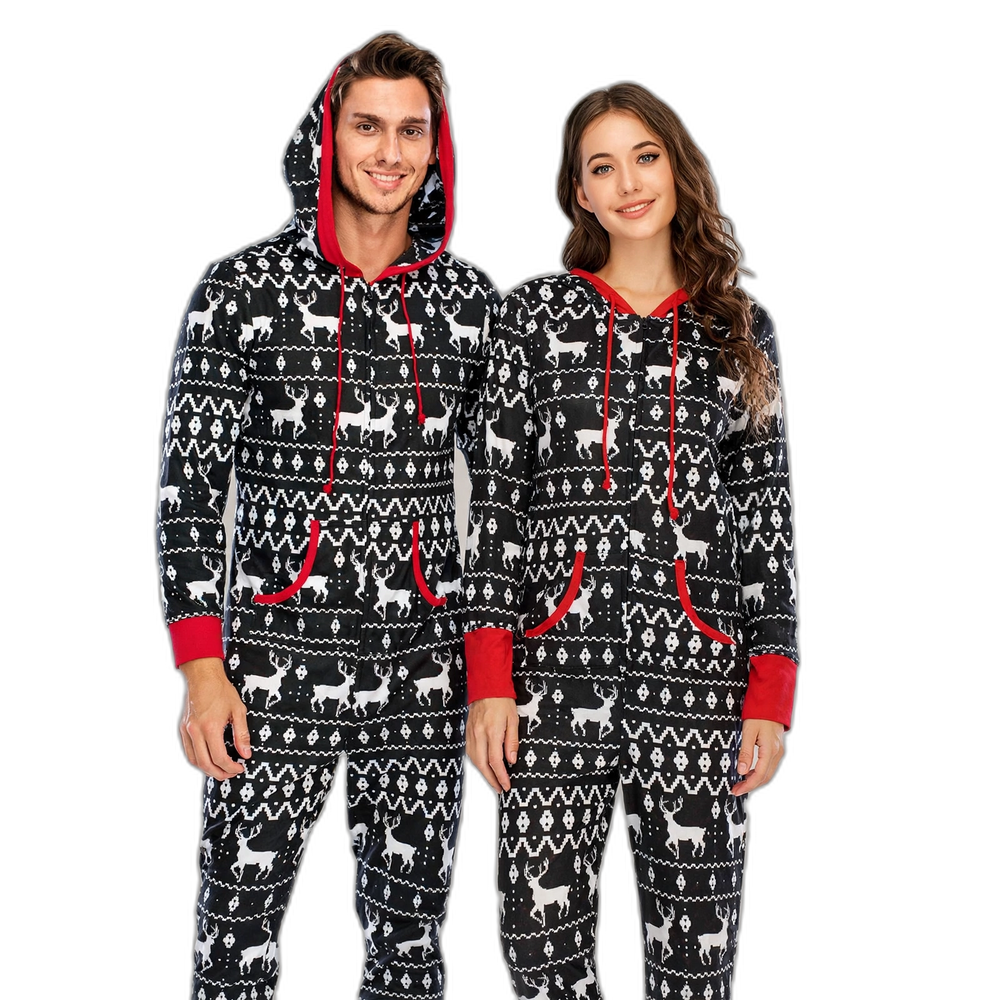 Matching Couple Onesie Pajama Set