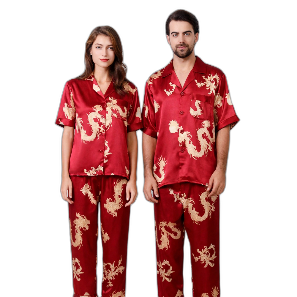 Couple's Satin Pajama Set