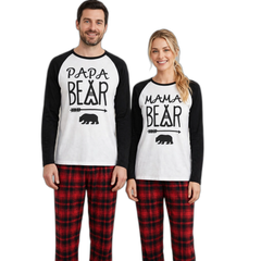 White Bear Family Matching Christmas Pajamas