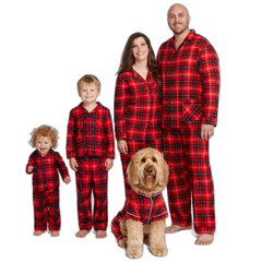 Check Matching Family Pajama Set