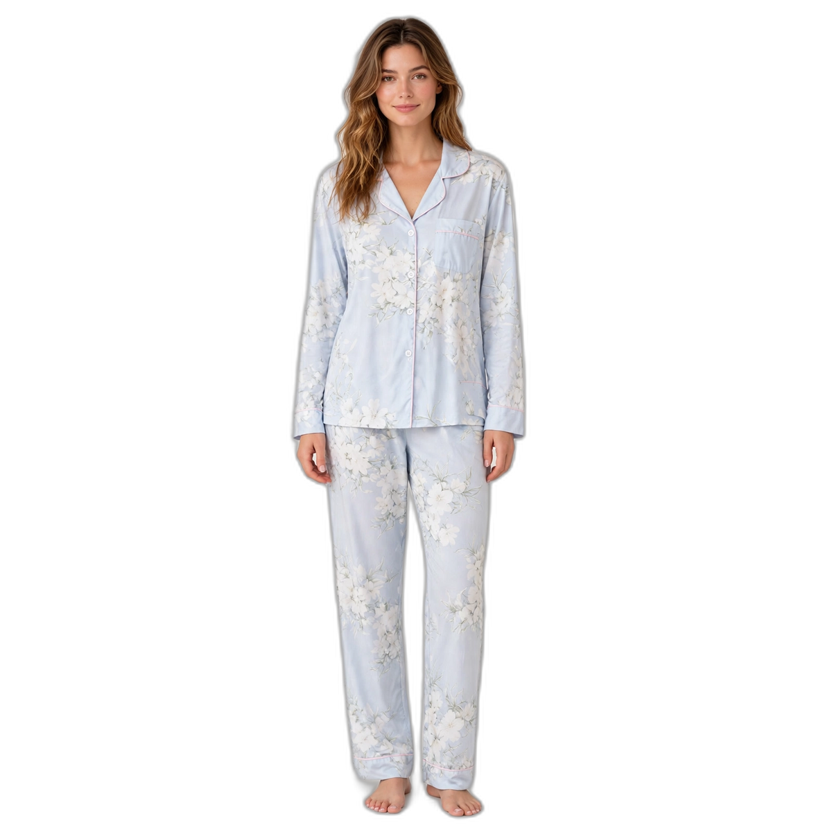 Floral Print Pajama Set