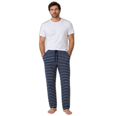 Men's Striped Cotton Pajamas