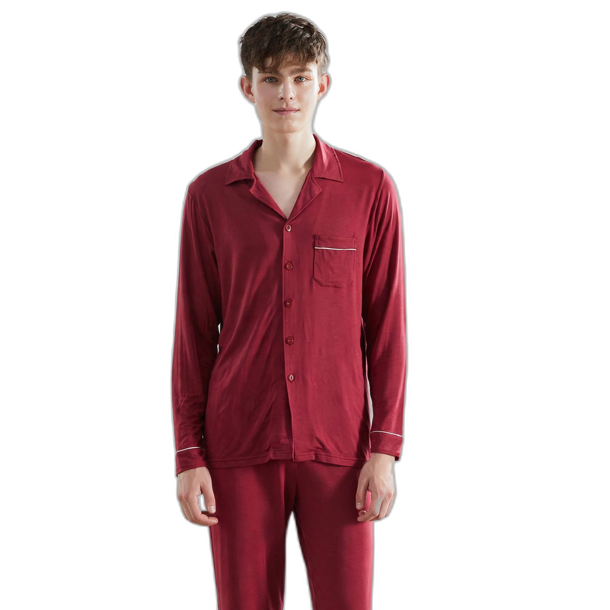 Men's Long-Sleeve Pajama Set