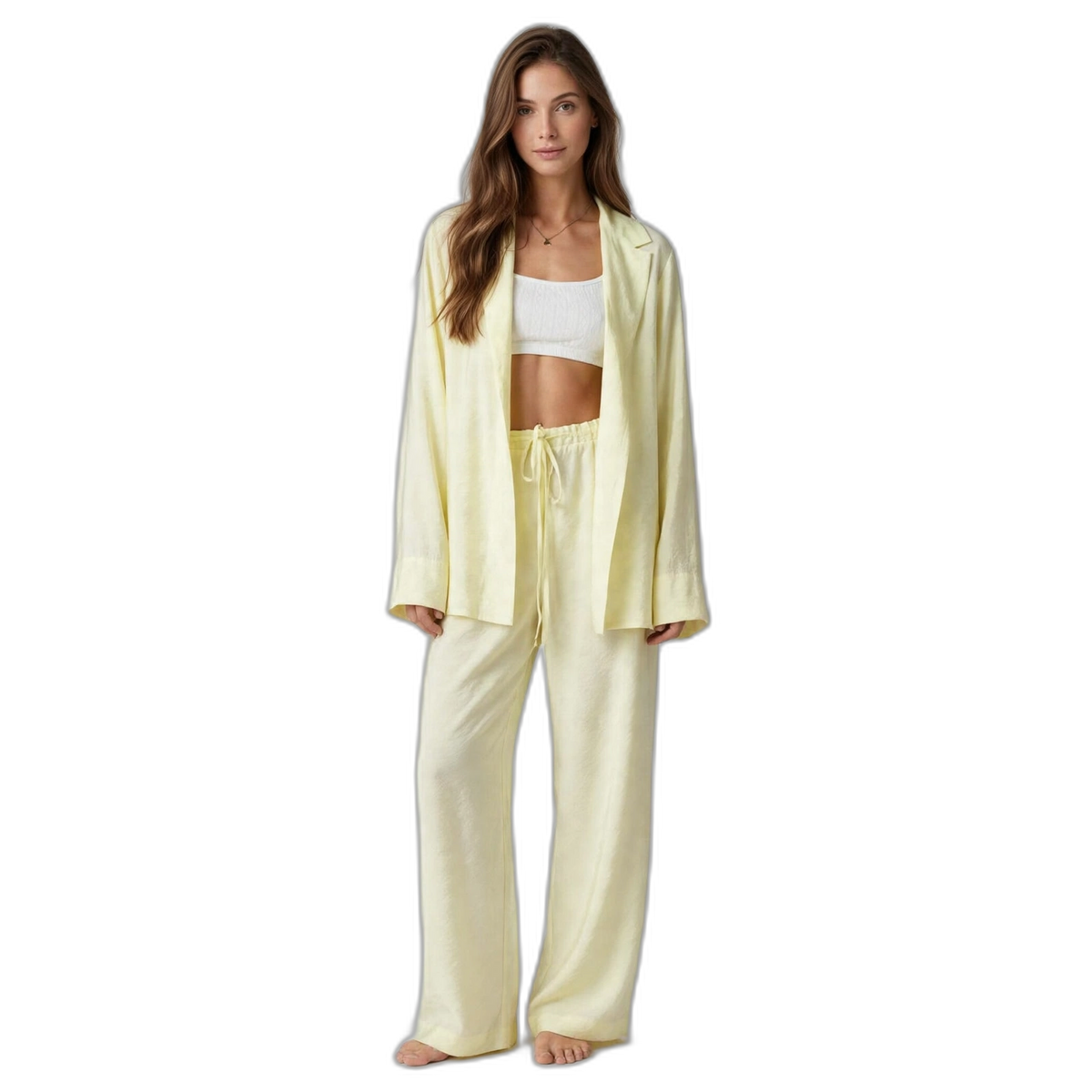 Women's Cotton Loose Pajama Set