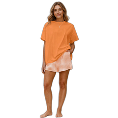 Women's Summer Pure Cotton Shorts Pajama Set