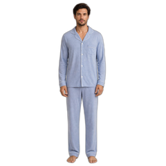 Men's Ultra Soft Button-Down Lounge Pajama Set