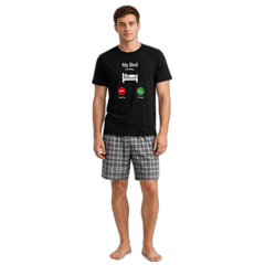 My Bed Is Calling Men's Graphic Sleep T-Shirt