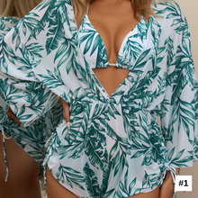 Load image into Gallery viewer, Loose Sexy Mesh Split Swimsuit
