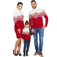 Family Matching Christmas Ugly Sweaters - front view