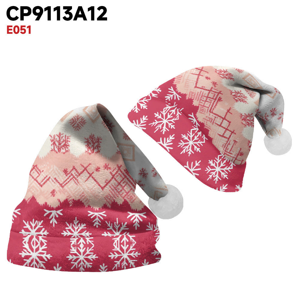 Christmas Hat - fabric detail
