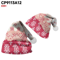 Christmas Hat - fabric detail
