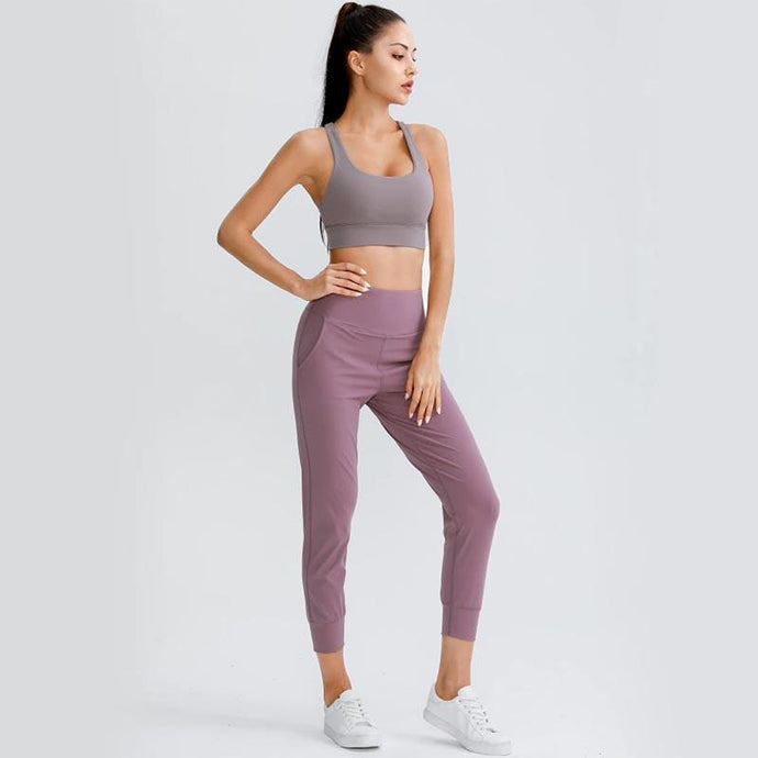 High Waist With Pocket Loose Joggers