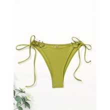 Load image into Gallery viewer, Backless Green Bikini
