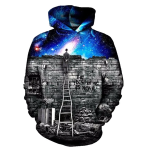 Unisex Night Sky Wall Hoodie
