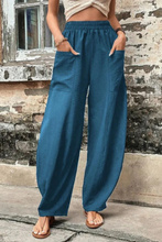 Load image into Gallery viewer, Drawstring Wide Leg Palazzo
