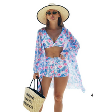 Load image into Gallery viewer, Multicolor Three Piece Swimsuit
