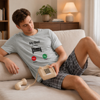 My Bed Is Calling Men’s Graphic Sleep T-Shirt