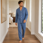 Men’s Ultra Soft Button-Down Lounge Pajama Set