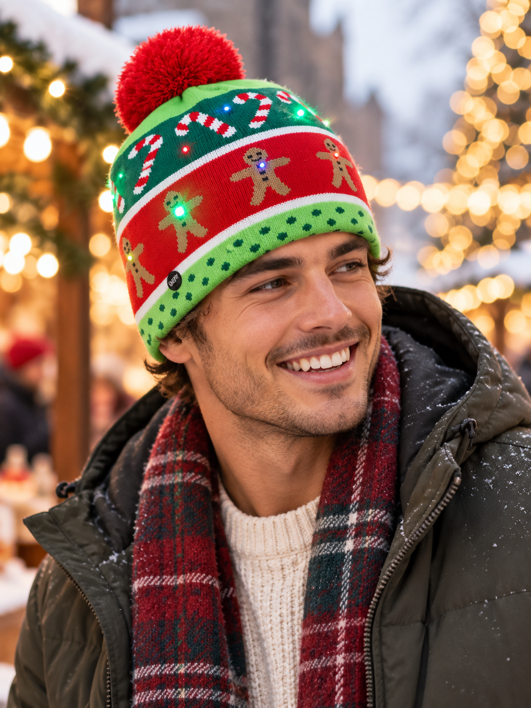 LED Lighted Christmas Hats