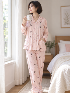 Kids' Little Rabbit Cotton Pajama Set