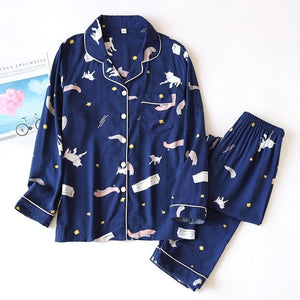 Lamb Print Pyjamas Set