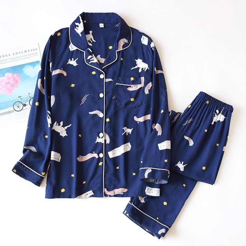 Lamb Print Pyjamas Set