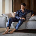 Long Sleeve Silk Family Matching Pajamas