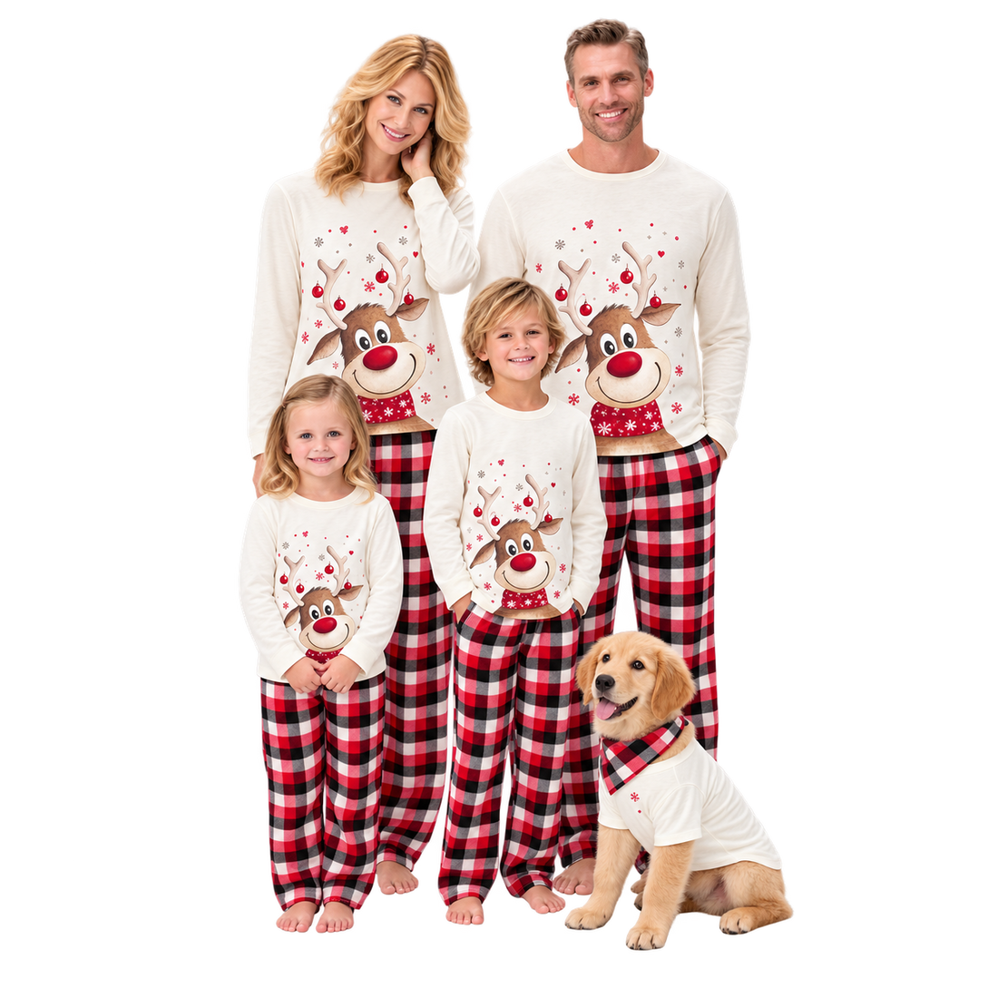 Family Holiday Reindeer Matching Pyjama Set