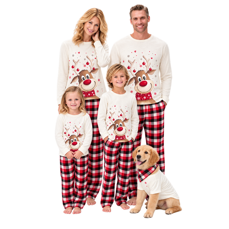 Family Holiday Reindeer Matching Pyjama Set