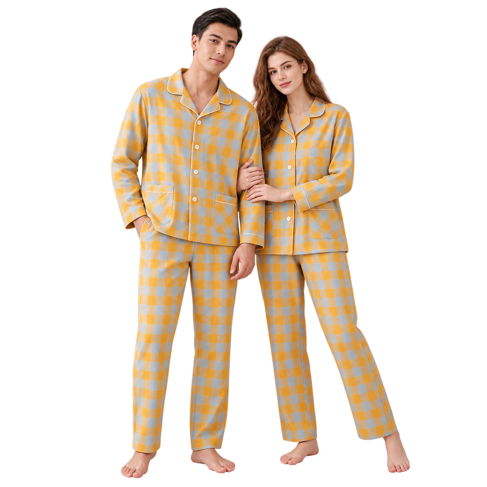 Couple Cotton Sleepwear Set