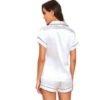 Silk Shorts Sleepwear Set for Women