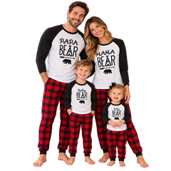 White Bear Family Matching Christmas Pyjamas