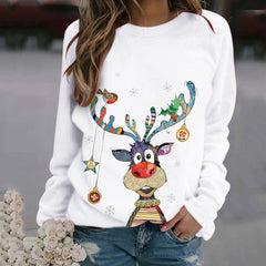 Women's Christmas Long Sleeve Sweatshirt - lifestyle shot