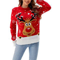 Women's Ugly Christmas Knit Top - back view