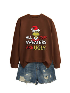 All Your Sweaters Are Ugly Christmas Sweatshirt - lifestyle shot