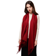 Cashmere Pashmina Shawls - model wearing