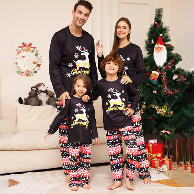 Christmas Deer Holiday Family Pyjamas