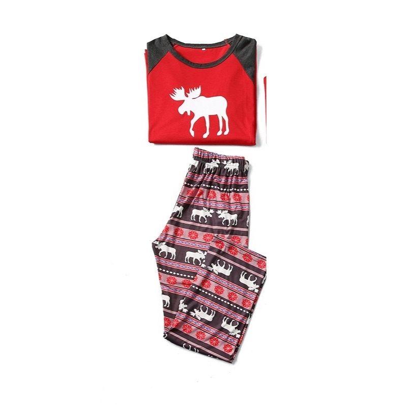 Men's Christmas Reindeer Pajama Set - lifestyle