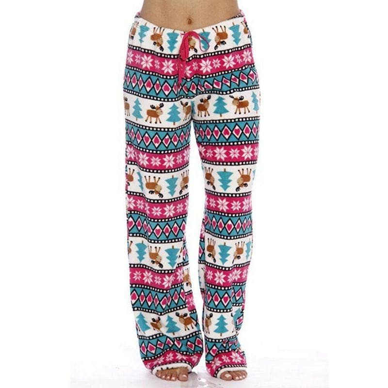 Unisex Soft Christmas Pajamas - model wearing