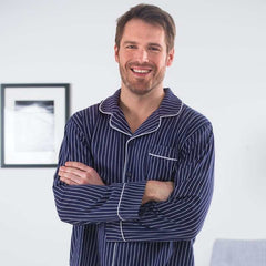 Men's Classic Stripe Pajamas - fabric detail